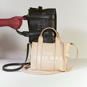 Marc Jacobs Cream Mini Tote Bag